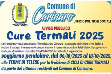 Cure termali 2025